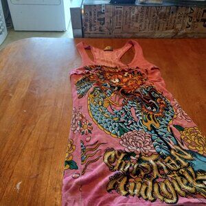Christian Audigier Tank Top — Size X-Small